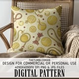 Whimsical Dog Toy Pattern Digital Size Bundle Png thumbnail 5