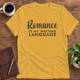 Romance Is My Writing Language Softstyle Tee thumbnail 5