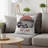 Grand Wagoneer Pillows, Waggy Pillowcases, My Love Gift, Retro Car Decor, Vintage Vehicle Art, Classic SUV Design, Cozy Home Accent thumbnail 2