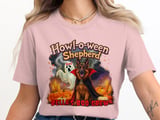 Howl-o-ween Shepherd Boo Crew German Shepherd Halloween Sweatshirt, adult and kid size t-shirts thumbnail 3