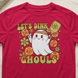 Pickleball Sport-Tek Performance Tee, Let's Dink Ghouls, Spooky Retro Fall Open Play Court Apparel thumbnail 6