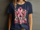 She Is Strong Faux Patchwork Tee thumbnail 14