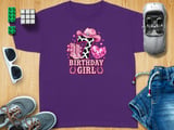 Cowgirl 7th Birthday Girl Tee thumbnail 3