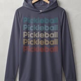 Pickleball Sport-Tek Performance Hood, Pickleball Pickleball Pickleball Pickleball Pickleball, Lightweight Hoodie thumbnail 2