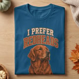 I Prefer Redheads Tee thumbnail 7