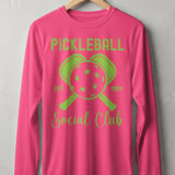 Pickleball Sport-Tek Long Sleeve Tee, Pickleball Est. 1984 Social Club, UV Sun Shield Shirt thumbnail 2