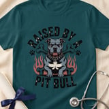 Raised By A Pit Bull Tee | Pit Bull Lover Shirt | Pittie Shirt | Bully Breed Gift thumbnail 16
