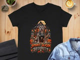 Spooky Season Security Pitbull Tee | Halloween Pittie Shirt | Pit Bull Mom Gift | Dog Lover Gift thumbnail 1