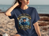US Coast Guard Sailor Shirt, Semper Paratus Military Tee, Nautical Lighthouse Ship Emblem, Patriotic Veteran Dad Gift T-Shirt thumbnail 8