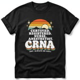 Retro CRNA Always On Call Tee thumbnail 3