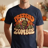Pretend I'm A Zombie Tee thumbnail 4