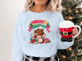 Merry and Bright Dachshund Tee thumbnail 11