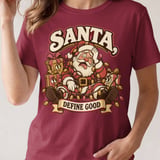 Santa Define Good Tee thumbnail 5