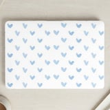 Soft Blue Hearts MacBook Case thumbnail 1