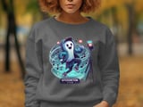Spooooktok Star T-Shirt, Trending Ghost Design, Musical App T-Shirt, Funny Halloween Tee, Ghost T-Shirt, Spooky T-Shirt thumbnail 6