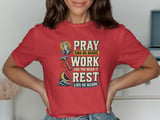 Pray Work Rest Tee thumbnail 5