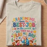 Grandmoms Have The Best Job Tee thumbnail 3