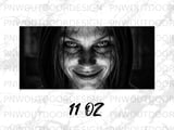 Horror Mug Wrap Digital Design, Scary Creepy Face Sublimation PNG, Halloween Spooky Goth Coffee Cup Gift, Dark Aesthetic Digital Download thumbnail 11