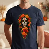 Floral Sugar Skull Catrina Tee thumbnail 4