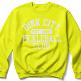 Pickleball Gildan Crewneck Sweatshirt, Dink City Est. 1965 Pickleball Club, Court Warm Up Fleece thumbnail 10