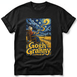Gogh Granny ~ Comfort Colors Premium Tee thumbnail 1