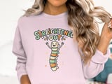 Scoliosis Fusion T-Shirt: Happy Spine Surgery Recovery, Straightened Out Cartoon Vertebrae Tee thumbnail 8
