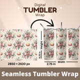 Digital Pattern, Macarons and Bows, Seamless Repeat Pattern, Digital Bundle, Food and Floral Pattern, Commercial Use, Graphic Design thumbnail 9