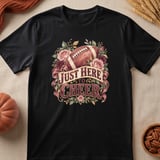 Just Here To Cheer Football Tee thumbnail 4