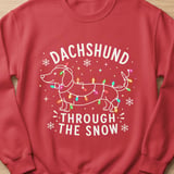 Dachshund Through The Snow Tee thumbnail 8
