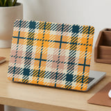 Vintage Yellow Plaid MacBook Case thumbnail 2