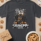 Best Dachshund Grandma Tee thumbnail 1