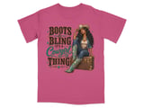 Boots and Bling Cowgirl Thing Tee thumbnail 4