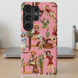 Retro Cowgirl Vintage Pinup MagSafe® Phone Case thumbnail 1