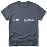 CRNA Anesthesia Steady Hands Tee thumbnail 5
