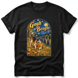 Gogh Beagle ~ Comfort Colors Premium Tee thumbnail 1