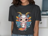 Cute Capricorn Axolotl Zodiac Graphic Tee thumbnail 13
