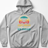 Pickleball Gildan Fleece Hoodie, If You're Looking For A Soft Serve Go Get Ice Cream, Pickleball Court Pullover thumbnail 2