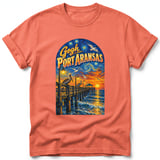 Gogh Port Aransas ~ Comfort Colors Premium Tee thumbnail 4