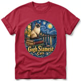 Gogh Siamese ~ Comfort Colors Premium Tee thumbnail 2