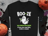 Boo-ze Halloween Bartender Tee thumbnail 7