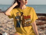 Fueled by Jesus & Coffee T-Shirt | Retro Christian Faith Tee Vintage Jesus Lover Gift for Him Her Spiritual Coffee Lover Apparel thumbnail 15