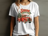 Snow Much Fun Christmas Truck Tee thumbnail 7
