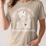 Did This On A Mannequin Nurse Tee thumbnail 7