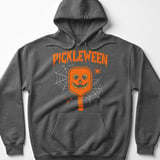 Pickleball Gildan Fleece Hoodie, Pickleween Halloween Pumpkin Paddle Graphic, Cozy Fall Court Pullover thumbnail 4