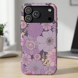 Vintage Lilac Floral MagSafe® Phone Case thumbnail 3