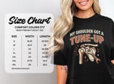 Shoulder Surgery Recovery T-Shirt: Humorous Post-Op Tune-Up Graphic, Orthopedic Rehabilitation Tee thumbnail 15