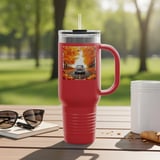 Grand Wagoneer Tumbler, The Waggy, Autumn Leaves, Pumpkin Tumbler, Fall Car Tumbler, Cars at Petralla Shop thumbnail 7