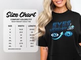 Eyes Version 2.0 T-Shirt: Vision Upgrade Design, Modern Eye, Eye Surgery Recovery thumbnail 8