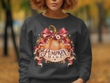 Pumpkin Mama Sweatshirt Coquette Fall Hoodie Vintage Autumn Mama Tote Bag Floral Pumpkin Shirt Cute Cottagecore Mom Thanksgiving Gift thumbnail 5