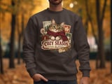 Cozy Season Cat Sweatshirt, Vintage Winter Cat Hoodie, Cute Tabby Cat Scarf Graphic, Aesthetic Autumn Cottagecore Tote Bag Gift thumbnail 8